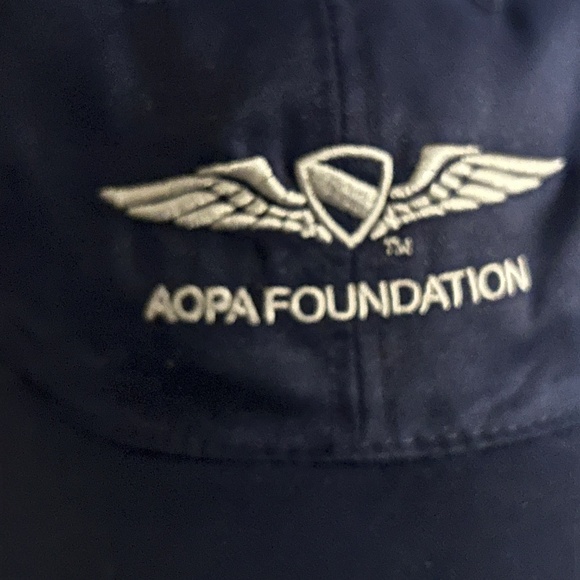 AOPA Foundation Hat Navy Blue - Picture 4 of 6